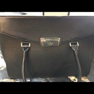 Kate Spade Elma Braxton Place Leather Satchel